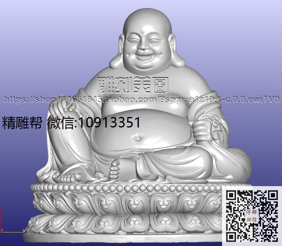 佛像-xiu (2)_STL圆雕图佛像摆件观音佛像3d打印精雕图浮雕图